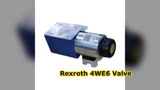 Rexroth 4WE6 유압 밸브: 출력 및 정밀도