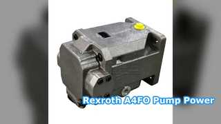 Rexroth A4FO 유압 펌프 동력